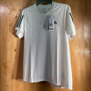 NEW! ADIDAS Medium M MD Own The Run Women Short Sleeve T Shirt Tee Shirt White